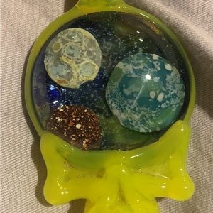 Grateful Dead Glow in the dark space stealie pendant